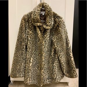 Liz Claiborne Leopard Fur Coat